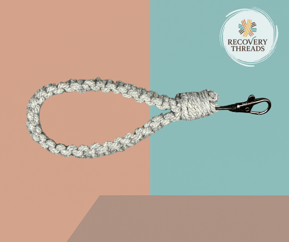 The Linklet | Macrame Keychain Wristlet