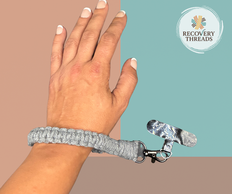 The Linklet | Macrame Keychain Wristlet