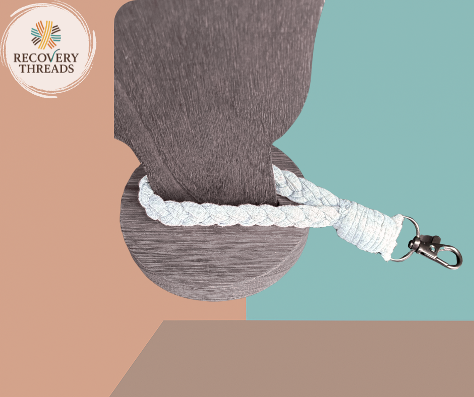 The Linklet | Macrame Keychain Wristlet