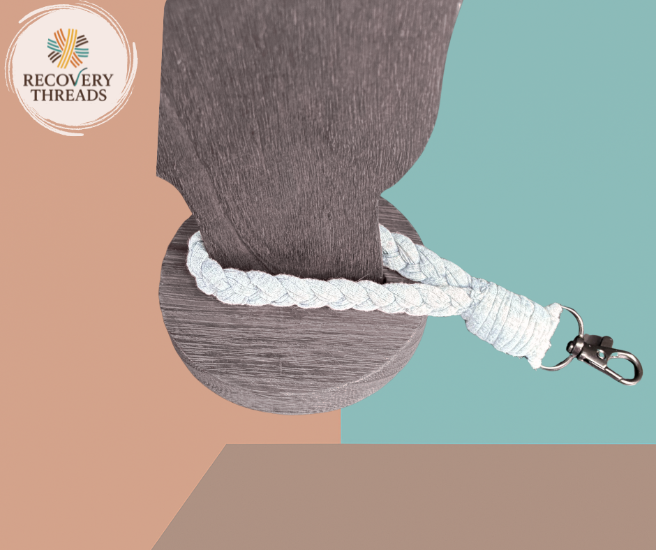 The Linklet | Macrame Keychain Wristlet