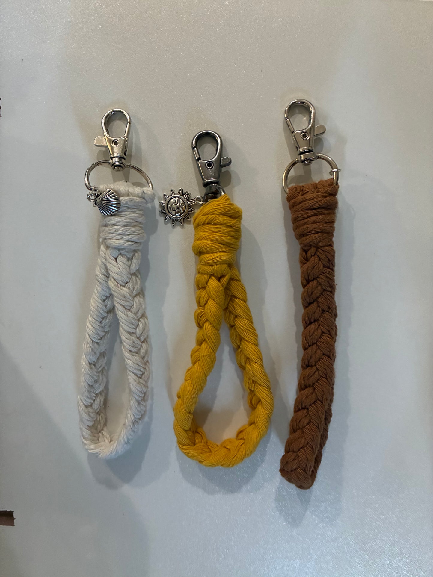 3 handmade Linklets w/charms