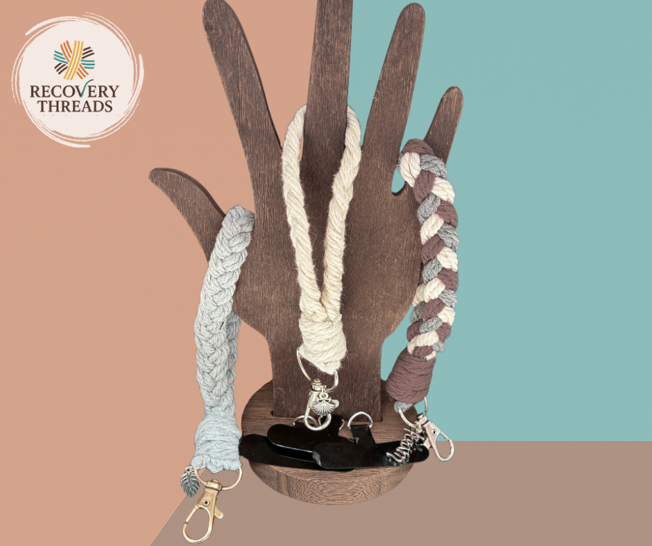 3 handmade Linklets w/charms
