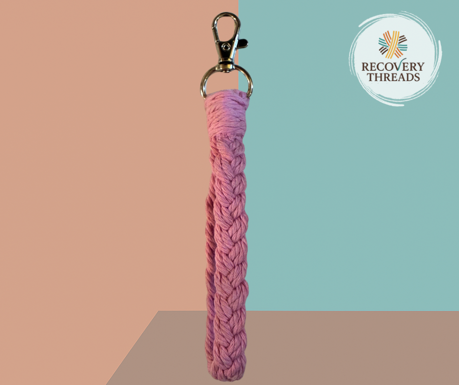 The Linklet | Macrame Keychain Wristlet