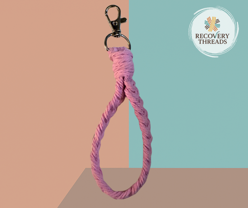 The Linklet | Macrame Keychain Wristlet