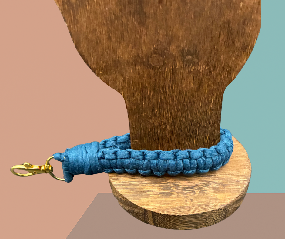 Teal Blue Handmade Linklet