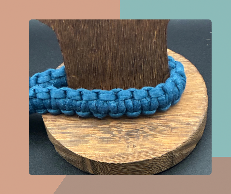Teal Blue Handmade Linklet
