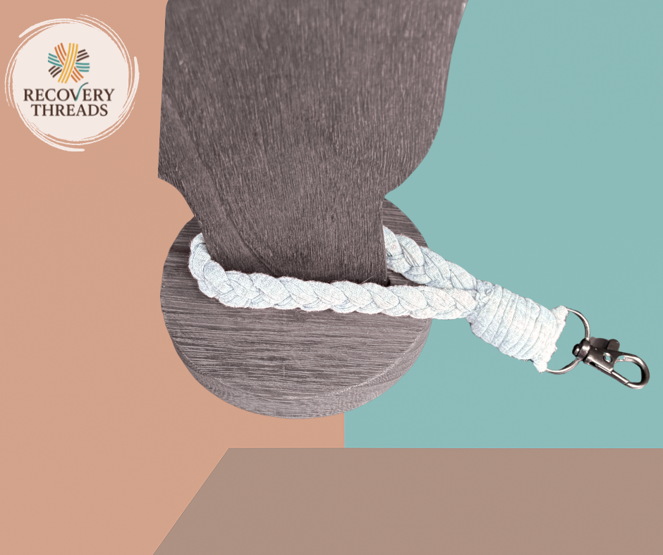 The Linklet | Macrame Keychain Wristlet