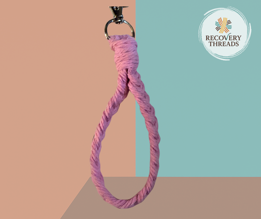 The Linklet | Macrame Keychain Wristlet