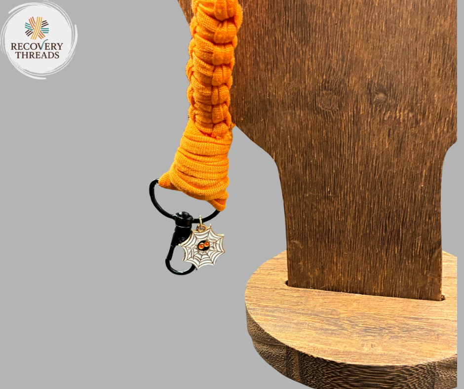 Special Edition Halloween 🎃 -The Linklet | Macrame Keychain Wristlet