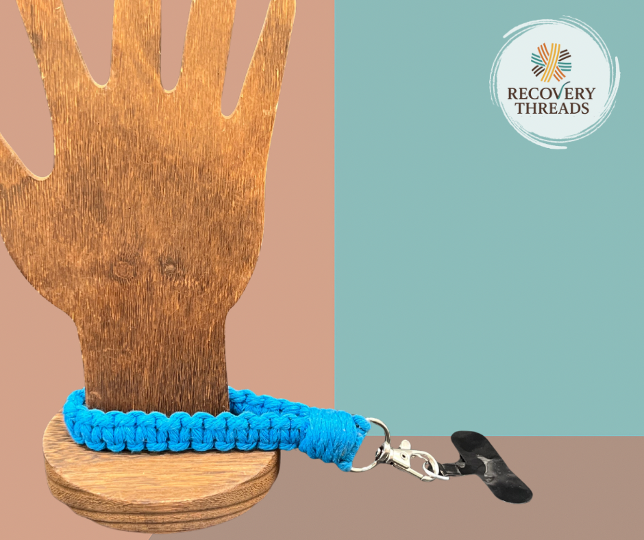 The Linklet | Macrame Keychain Wristlet